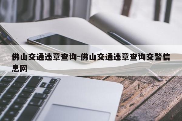 佛山交通违章查询-佛山交通违章查询交警信息网