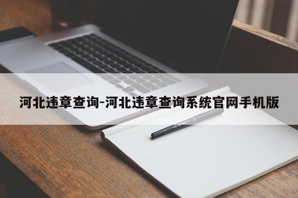 河北违章查询-河北违章查询系统官网手机版