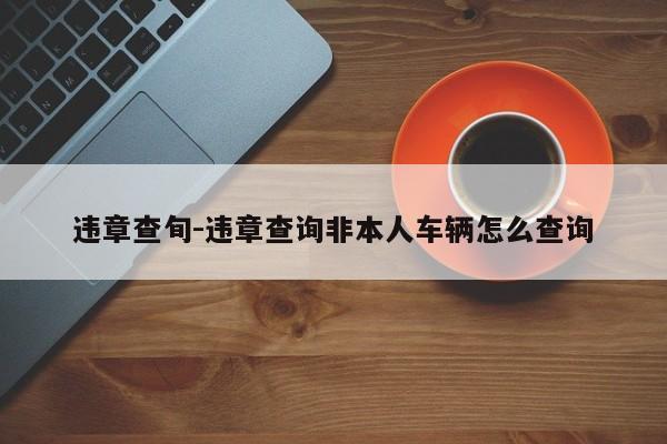 违章查旬-违章查询非本人车辆怎么查询