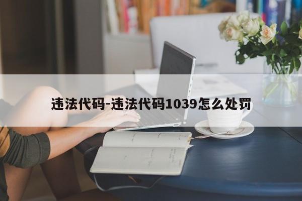 违法代码-违法代码1039怎么处罚